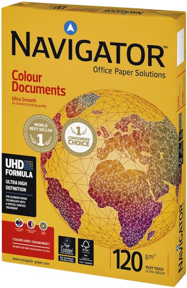 Papier copieur Navigator Office Card A4 160g blanc 250fls 250 Vel bij  Bonnet Office Supplies