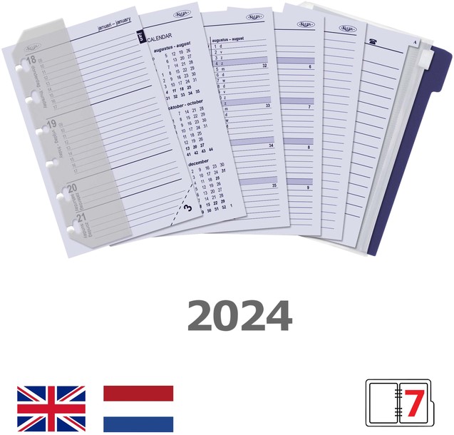 Recharge agenda 2024 en français pour organiseur