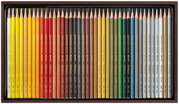 Caran d'Ache Crayons de couleur Prismalo 80 pièces