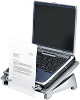 Support ordinateur portable Quantore réglable anthracite 1 Stuk bij Bonnet  Office Supplies